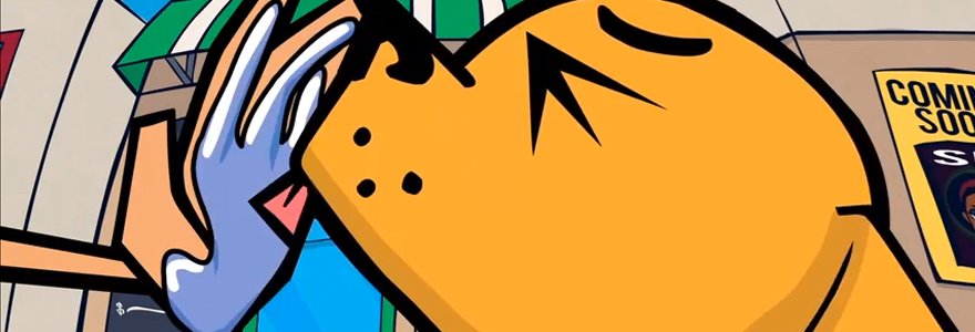 Good Boy dog licking owners hands