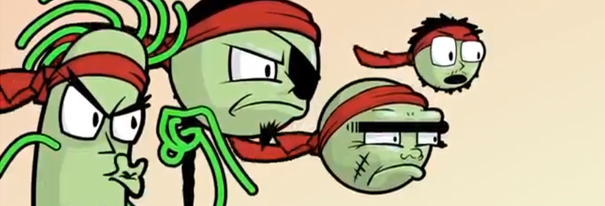 Suds of War soap fighting bacteria